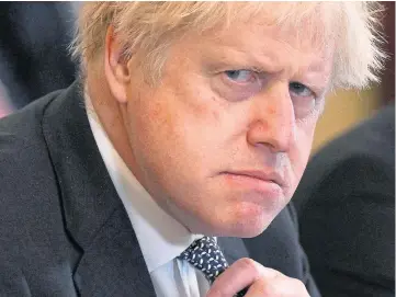  ?? ?? NEW REVELATION­S: Prime Minister Boris Johnson is coming under renewed pressure.