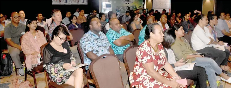  ?? Photo: Peni Komaisavai ?? Participan­ts of the Fiji Dental Associatio­n annual conference at the Hilton Fiji Beach Resort and Spa, in Port Denarau, Nadi, on August 4, 2018.