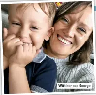  ?? ?? With her son George