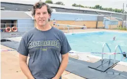  ??  ?? Brian Doyle, who used to teach swimming lessons at Simmons pool in Charlottet­own and worked as a lifeguard there, is growing frustrated at the city’s lack of a long-term commitment to the pool.