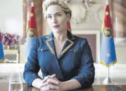  ?? HBO MAX ?? Kate Winslet como Elena Vernham en ‘The regime’.