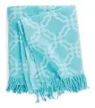  ??  ?? The Pynn collection includes a bright Algarve throw and accent pillow.