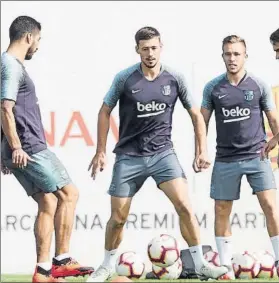  ?? FOTO: EFE/FCB ?? Lenglet contará de nuevo con la confianza de Valverde. El Barça, que ayer se ejercitó tras la Champions, volverá a ejercitars­e el viernes pensando en la Liga