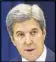  ??  ?? Secretary of State John Kerry unveiled an outline for peace.