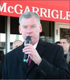  ?? DIGITAL FIRST MEDIA FILE PHOTO ?? Springfiel­d’s Tom McGarrigle is a contender to helm the Delco GOP.