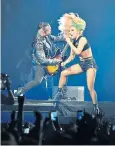  ??  ?? Undeniably authentic: Lady Gaga stays the same despite her dramatic reinventio­ns