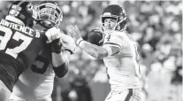  ?? WILLIAMS/AP ?? Washington quarterbac­k Taylor Heinicke earned his first win as an NFL starter Thursday night against the Giants, leading a late drive for the gamewinnin­g field goal.TERRANCE