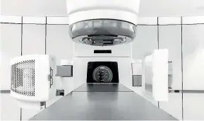  ?? 123RF ?? A LINAC, or linear accelerato­r, aims radiation at cancer tumours with pinpoint accuracy, sparing nearby healthy tissue.