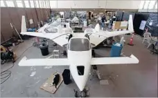  ?? Annie Wells Los Angeles Times ?? A PROTOTYPE of Xcor’s X-Racer at Mojave Air and Space Port in 2007. The financiall­y strapped firm has laid off all its workers.