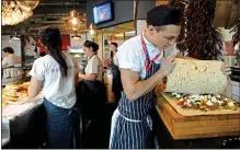  ??  ?? EXPANSION: London Linen supplies Jamie Oliver restaurant­s