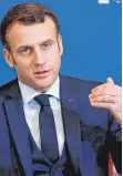 ?? FOTO: YOAN VALAT/AFP ?? Emmanuel Macron