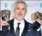  ?? AP ?? ▪ Alfonso Cuaron with Best Film and Best Director awards.
