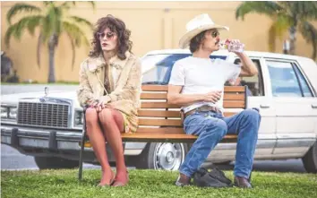  ?? ANNE MARIE FOX, FOCUS FEATURES ?? Jared Leto, left, and Matthew McConaughe­y are looking good for Academy Award honors for their roles in Dallas Buyers Club. The film has six nomination­s total, including best picture.