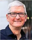 ?? ?? Tim Cook es el consejero delegado de Apple.
