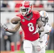 ?? CURTIS COMPTON / CCOMPTON@AJC.COM ?? Receiver Riley Ridley committed to South Carolina, but he flipped to Georgia before signing day.