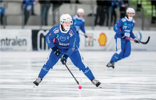  ?? Bild: Sebastian Lamotte ?? IFK Vänersborg­s Robin Öhrlund är febersjuk och kommer inte till spel mot Edsbyn.