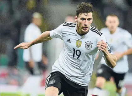  ?? FOTO: GETTY IMAGES ?? Leon Goretzka, la nueva generación de la selección alemana El Barça le ha echado el ojo