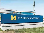  ?? KEN WOLTER/TNS ?? The University of Michigan is among the latest schools to remove spring break from the 2021 academic calendar.