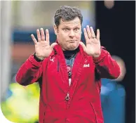  ??  ?? Rangers interim boss Graeme Murty