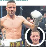  ??  ?? Josh Taylor and (inset) Ricky Burns