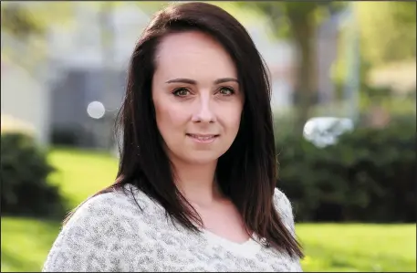  ?? Photo: Frank McGrath. ?? Aisling O’Regan from Swords in Dublin, whose pre-cancerous cells were detected during a routine CervicalCh­eck test and later removed. “I’m so lucky it was caught in time. The service has helped a lot of women... if I hadn’t had that test, I’d be...