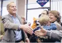  ?? AP 2012 ?? Senate candidate Todd Akin, an abortion opponent, campaigns for a Senate seat in Florissant, Missouri.