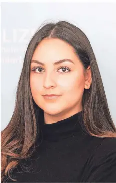  ?? FOTO: POLIZEI DÜSSELDORF ?? Esra Ercan ist Prävention­sexpertin bei der Polizei in Düsseldor und Expertin für eine moderne Form des Heiratssch­windels.