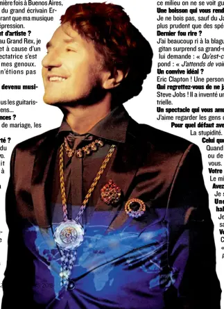  ??  ?? Accompagné par son Orchestre des Mariages et des Enterremen­ts, Goran Bregovic se produira ce vendredi à la Salle Pleyel de Paris et, le 28 avril, au festival Jazz or Jazz d’Orléans.