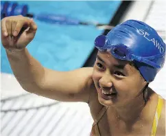  ?? THE CANADIAN PRESS ?? Canadian Special Olympics competitor Katie Xu has gained confidence and determinat­ion.
