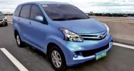  ??  ?? THEMOST affordable Avanza is priced at P639,000.