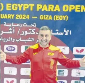  ?? EP ?? Juan Bautista Pérez en el Open de Egipto esta temporada.