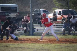  ?? The Sentinel-Record/Krishnan Collins ?? ■ Cutter Morning Star’s Jock Simpson gets out of the way of a pitch on March 17, 2022, against Mount Ida.