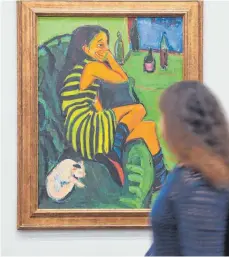  ?? FOTO: DPA ?? „Artistin Marcella“malte Ernst Ludwig Kirchner im Jahr 1910.