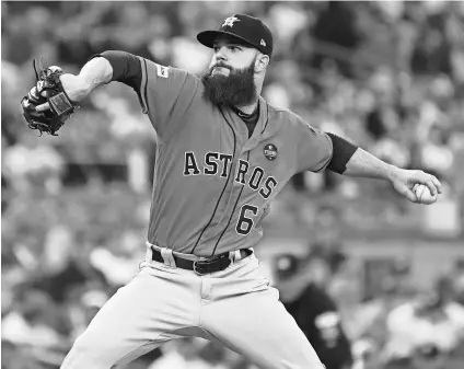  ?? ROBERT DEUTSCH, USA TODAY SPORTS ?? Astros pitcher Dallas Keuchel, who has since won a Cy Young Award, says the “lean years were really, really tough.”