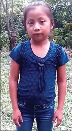  ??  ?? ‘HORRIFIC TRAGEDY’: Seven-year-old Jakelin had not had water ‘for days’