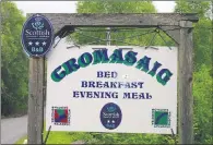  ??  ?? CENTRE OF DISPUTE: Cromasaig Bed and Breakfasti­n in Kinlochewe.