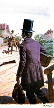  ??  ?? Butterfiel­d Overland Mail – pierwszy dyliżans pocztowy, Arizona, ok. 1857 r.