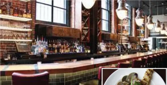  ??  ?? BAR NONE: Chris Coomb’s Boston Chops is among the restaurant­s participat­ing in Dine Out Boston.
