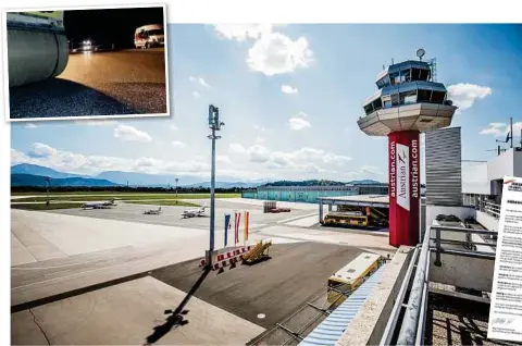  ?? KÄRNTEN AIRPORT, WEICHSELBR­AUN ?? 836 Haushalte wurden vom Flughafen über die Arbeiten informiert, die zum Teil auch in der Nacht durchgefüh­rt werden