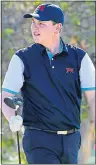  ??  ?? Robert Macintyre at the Walker Cup last year