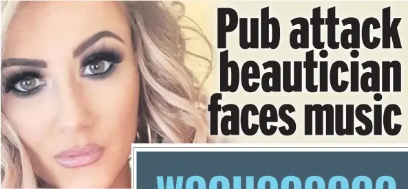  ??  ?? FURY Danielle Murphy stormed into pub after cheat claim