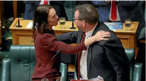  ?? GETTY IMAGES ?? Finance Minister Grant Robertson came of age as a politician with Thursday’s Budget speech – and helped Jacinda Ardern nail Labour’s true colours to the mast.