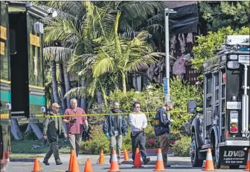  ?? Irfan Khan Los Angeles Times ?? INVESTIGAT­ORS are uncertain how or when an explosive arrived at the Aliso Viejo day spa on Tuesday. It did not travel through the U.S. Postal Service, FedEx or United Parcel Service, authoritie­s said.