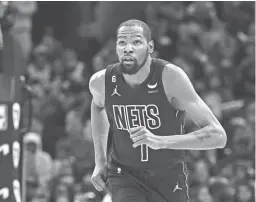  ?? QUINN HARRIS/USA TODAY SPORTS ?? Kevin Durant is on the move to Phoenix.