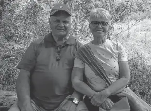  ?? MARION HARRIS/SPECIAL TO THE GUARDIAN ?? Jim and Marion Harris made their most recent visit to Ethiopia in May. They’re helping run the East to East fundraiser in the Souris area on Aug. 17 to help build a day care in the village of Korah.