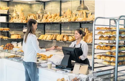  ?? PHOTO: GETTY IMAGES ?? Treats . . . Shoppers spent more in bread and cake retailers during July.