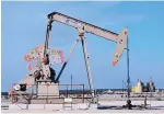  ?? GREG SORBER/JOURNAL ?? A pumpjack is seen east of Artesia in February. Revenue from oil and gas operations on BLM land increased dramatical­ly in 2018.