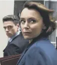  ??  ?? 0 Shocking: Keeley Hawes died in blast in TV drama