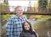  ?? Aaron Weaver Associated Press ?? GOV.-ELECT Mike Dunleavy chose his swearing-in site in honor of wife Rose’s Alaska Native heritage.