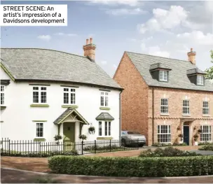  ?? CREDIT ?? STREET SCENE: An artist’s impression of a Davidsons developmen­t